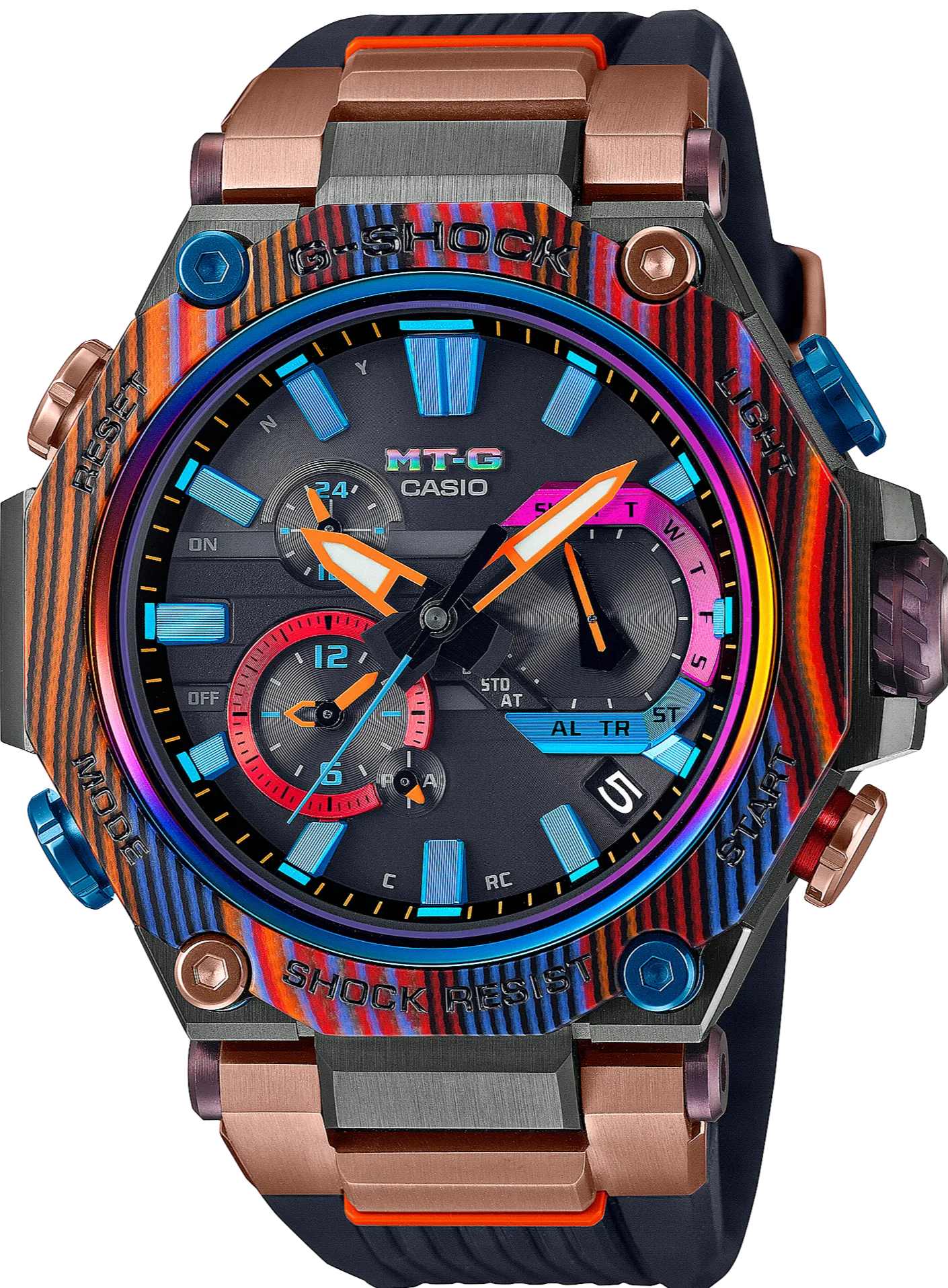 Casio G-Shock MT-G Tough Solar Rainbow Mountain IP Special Edition MTG-B2000XMG-1A