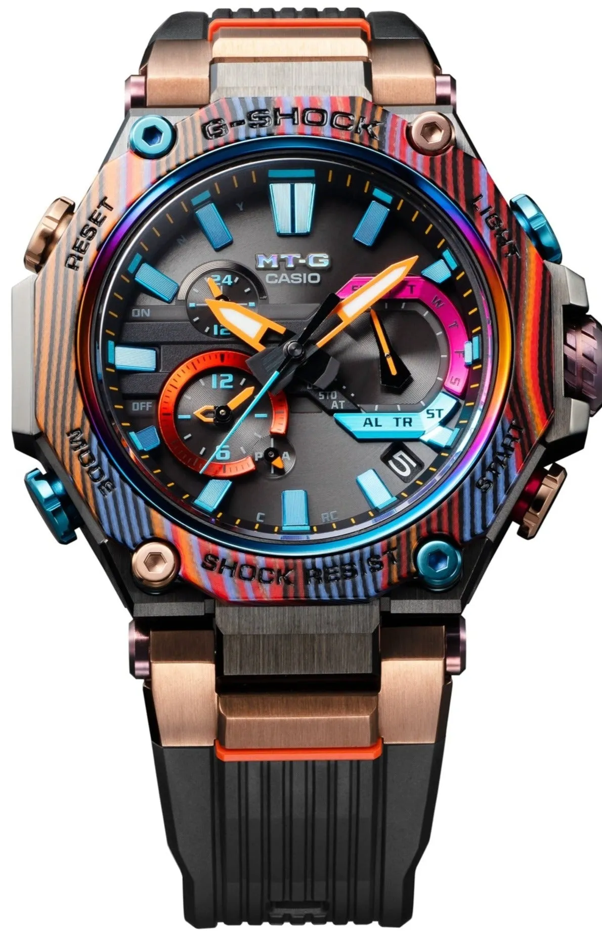 Casio G-Shock MT-G Tough Solar Rainbow Mountain IP Special Edition MTG-B2000XMG-1A