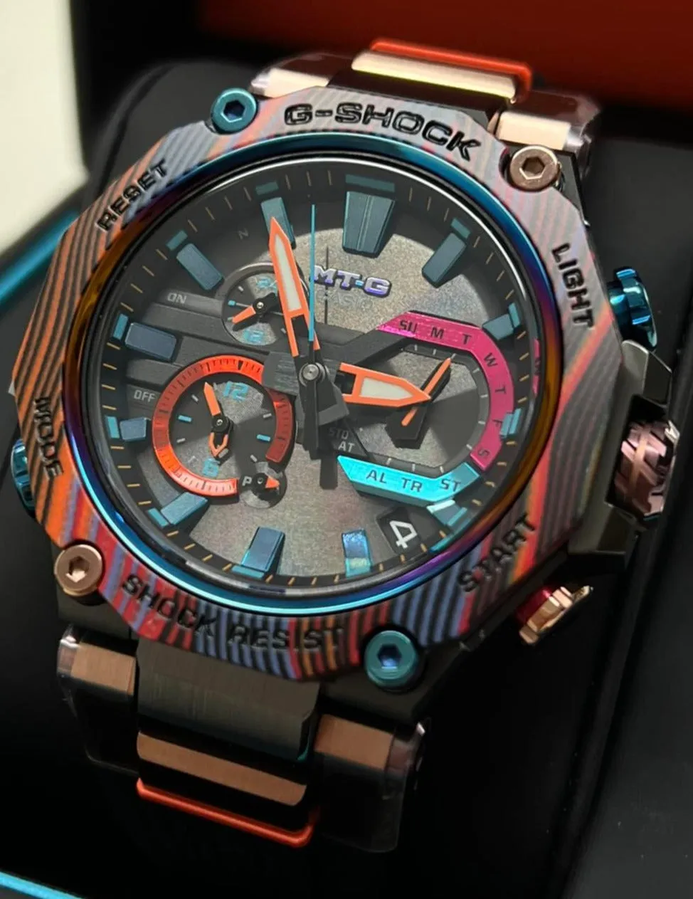 Casio G-Shock MT-G Tough Solar Rainbow Mountain IP Special Edition MTG-B2000XMG-1A