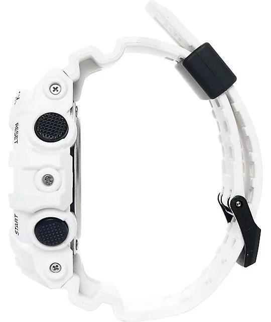 Casio G-Shock White Black Analog-Digital Mens Watch GA700-7A