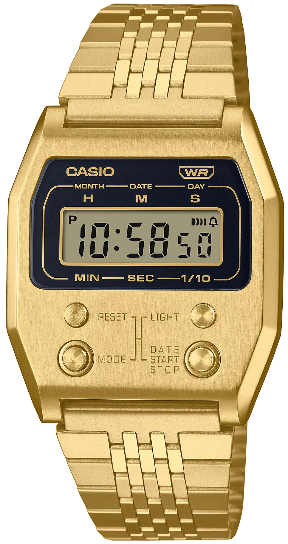 Casio Vintage A1100 Series "52QS-14B Homage" Electronic Gold A1100G-5