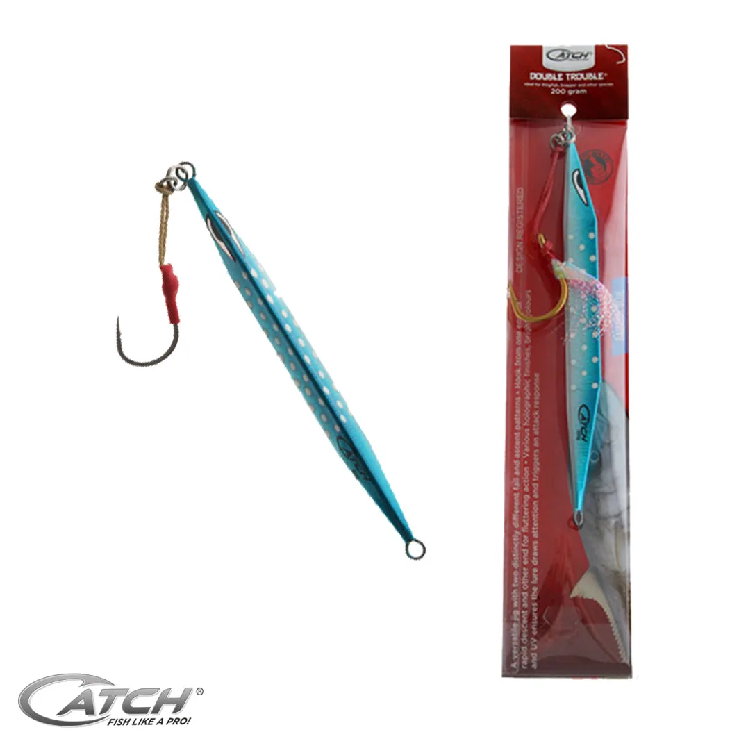 Catch Double Trouble Ballistic Blue Jig (60g-300g)
