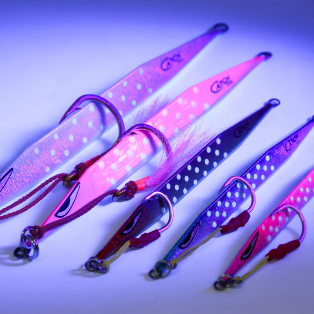 Catch Double Trouble Jig in White Warrior (60g-300g