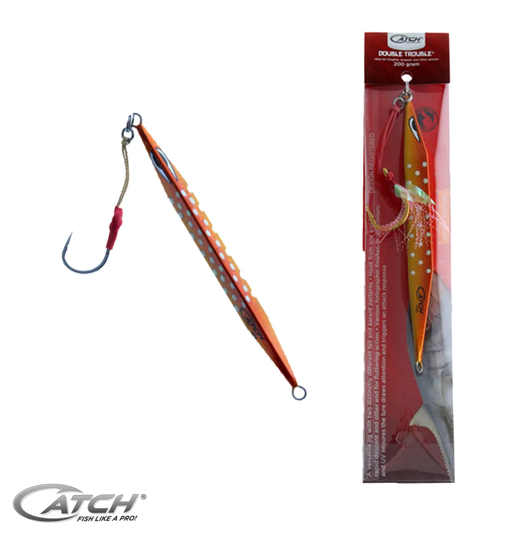 Catch Double Trouble Orange Assassin Jig (60g-300g)