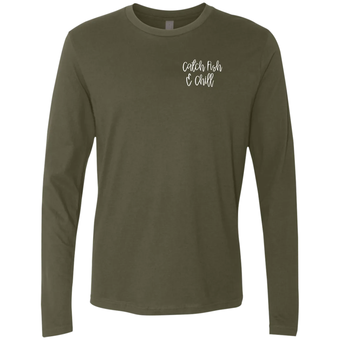 CATCH FISH & CHILL TIS THE SEASON LS CHILL TEE