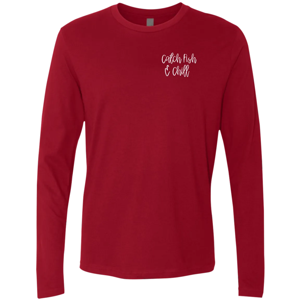 CATCH FISH & CHILL TIS THE SEASON LS CHILL TEE