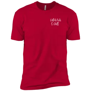 CATCH FISH & CHILL TIS THE SEASON WATERMEN TEE