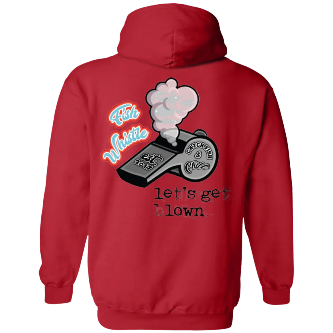 CATCH FISH & CHILL WOMENS FISH WHISTLE HOODIE