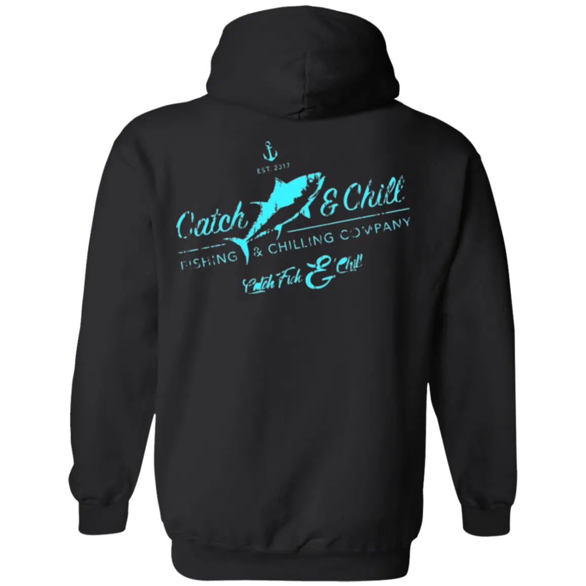 CATCH FISH & CHILL WOMENS VINTAGE TUNA HOODIE