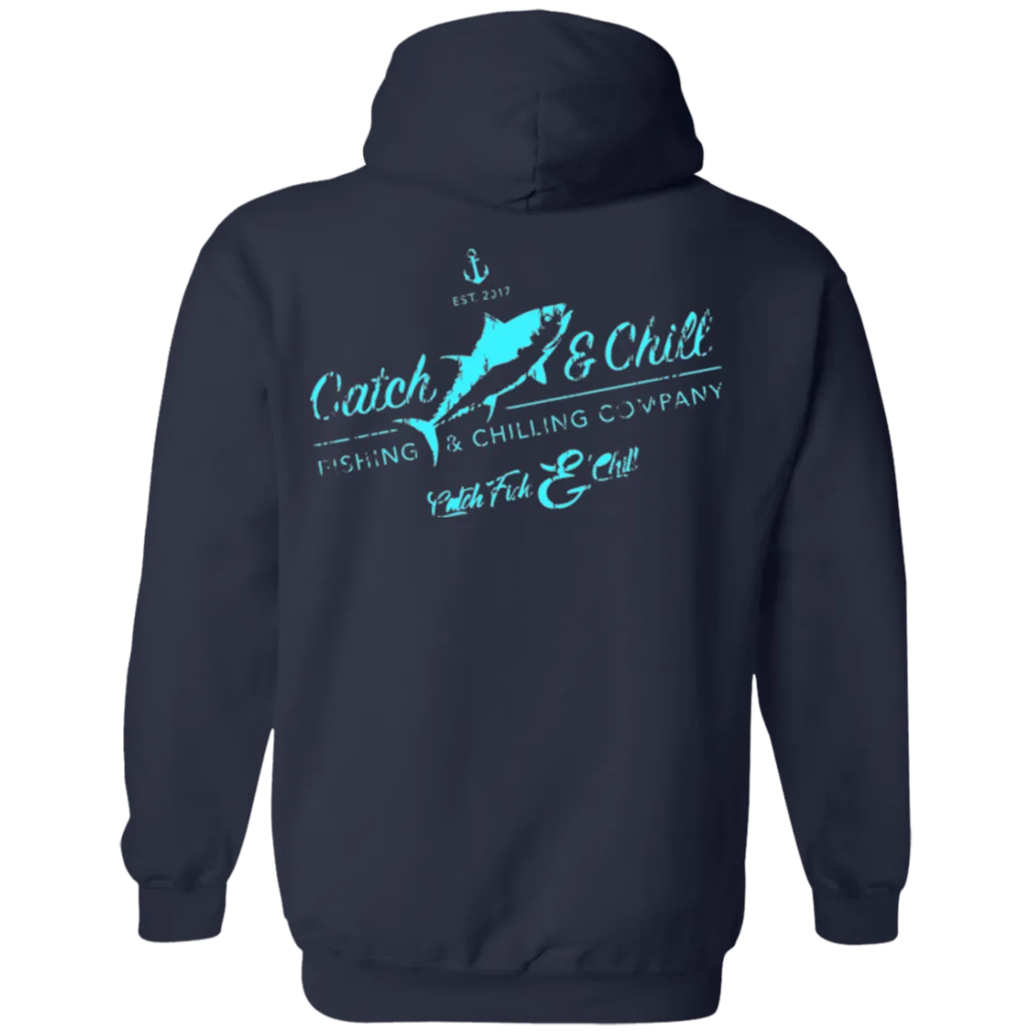 CATCH FISH & CHILL WOMENS VINTAGE TUNA HOODIE
