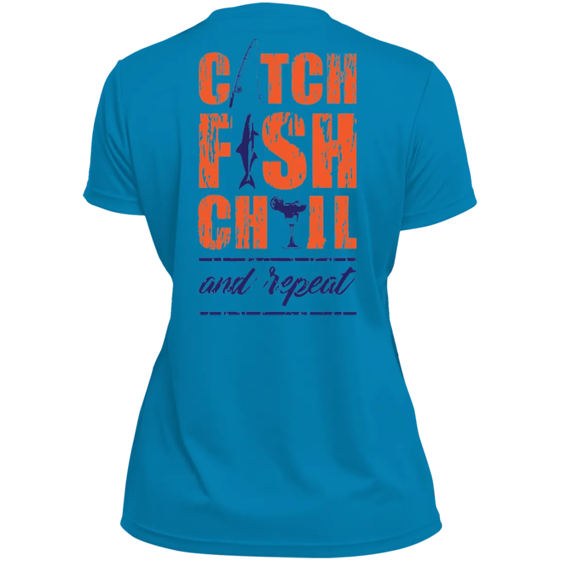 CATCH FISH CHILL-Tek & REPEAT Margarita Ladies V