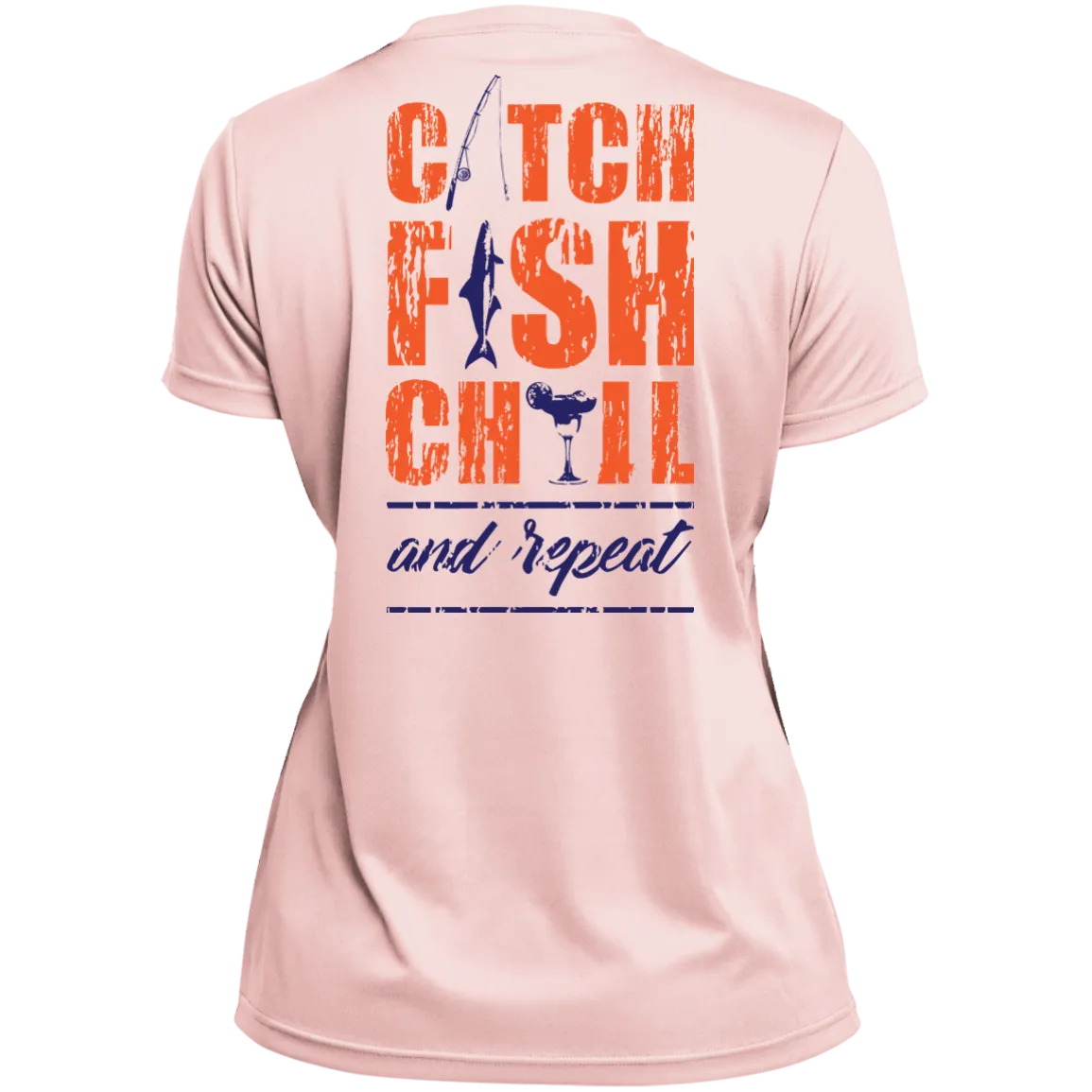 CATCH FISH CHILL-Tek & REPEAT Margarita Ladies V