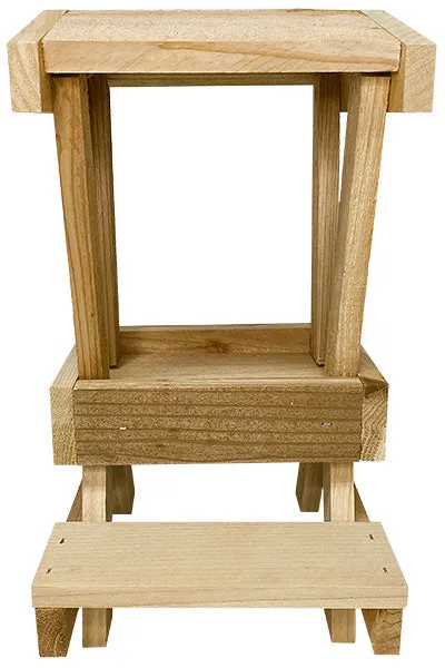 Cedar Picnic Table Squirrel Feeder