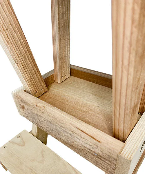 Cedar Picnic Table Squirrel Feeder