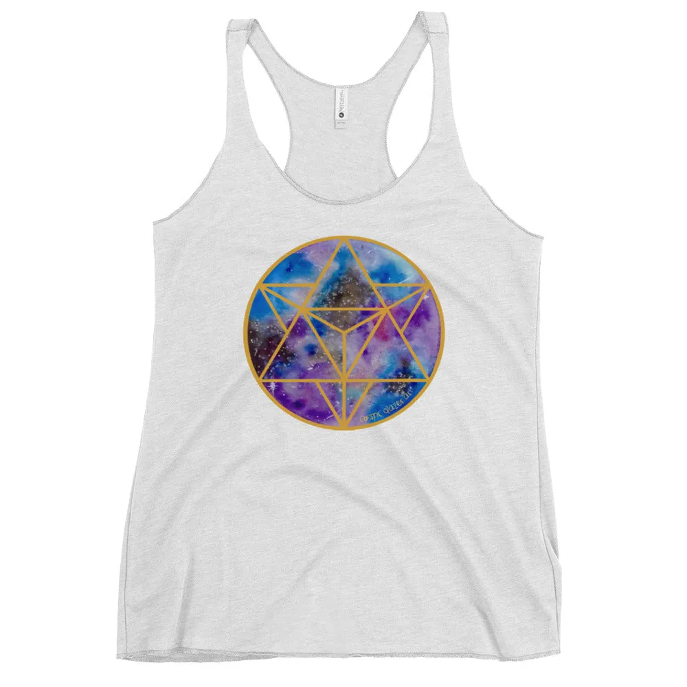 Celestial Merkabah Women's Racerback Tank