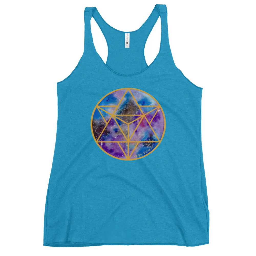 Celestial Merkabah Women's Racerback Tank