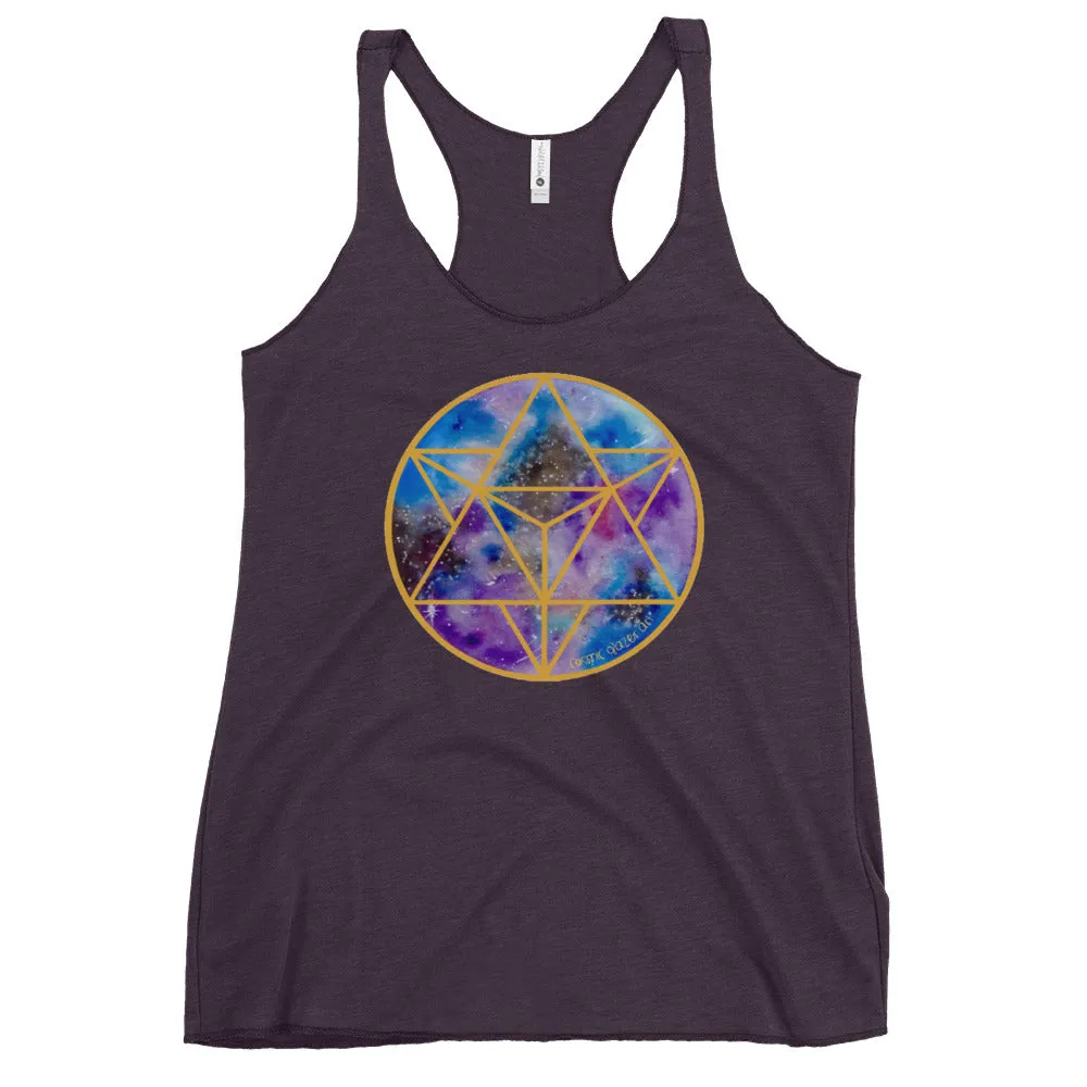 Celestial Merkabah Women's Racerback Tank