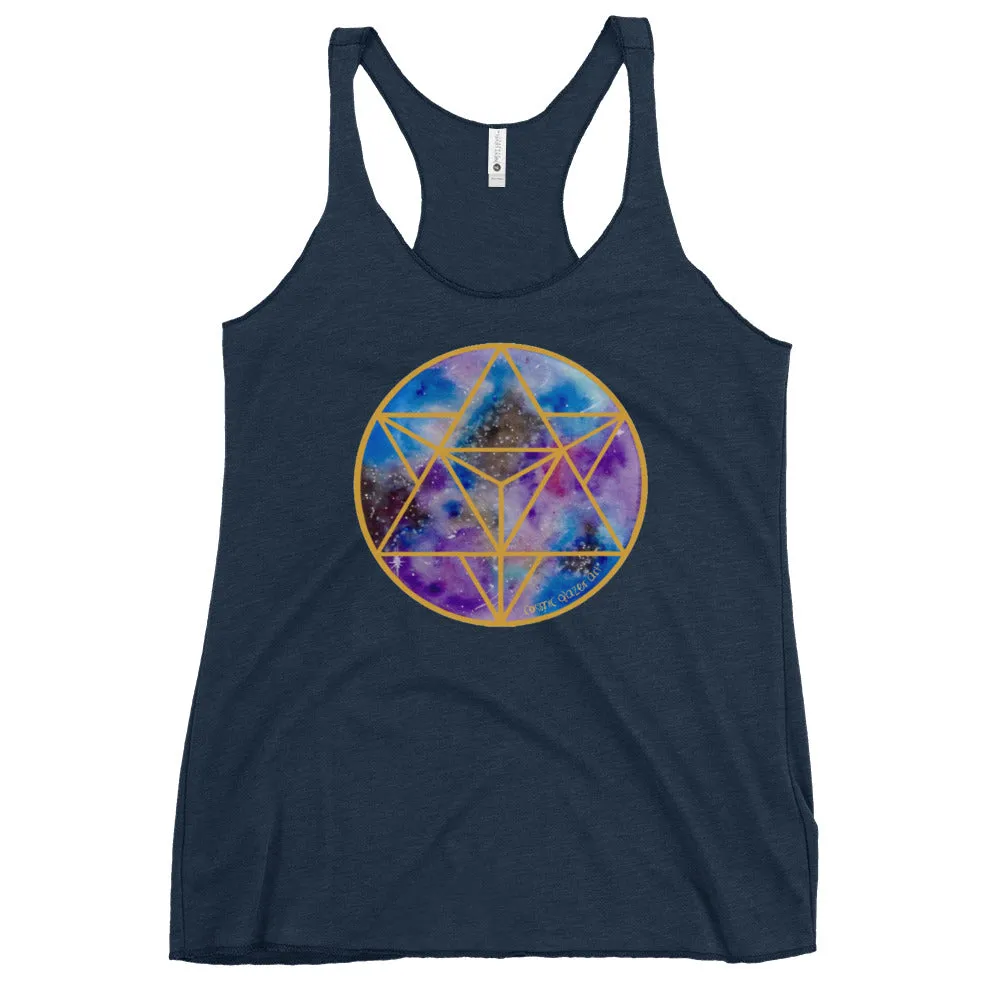 Celestial Merkabah Women's Racerback Tank
