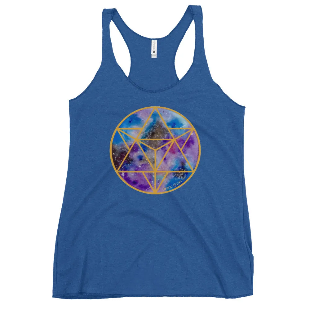 Celestial Merkabah Women's Racerback Tank