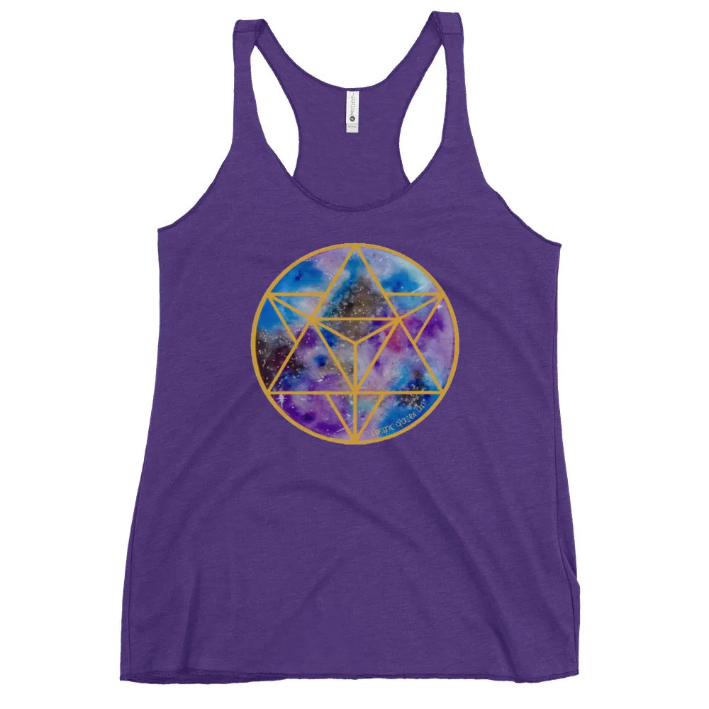 Celestial Merkabah Women's Racerback Tank