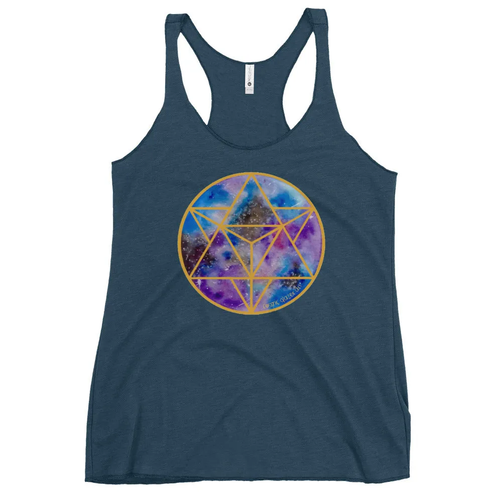 Celestial Merkabah Women's Racerback Tank