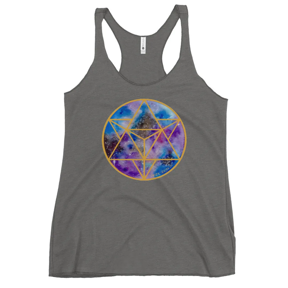 Celestial Merkabah Women's Racerback Tank