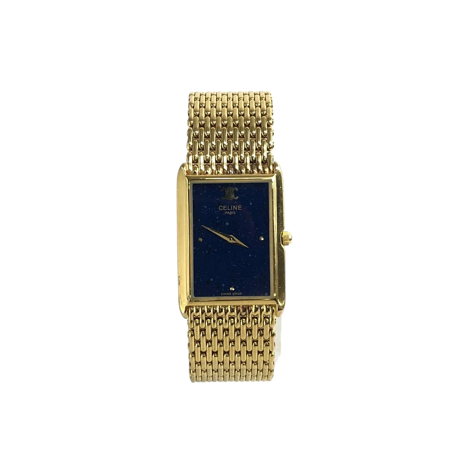 CELINE Triomphe Quartz Watch Gold Vintage fr8536