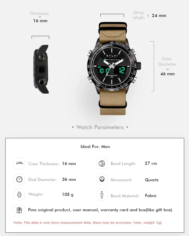 Certified Imperfect Hawk Black Khaki Nylon
