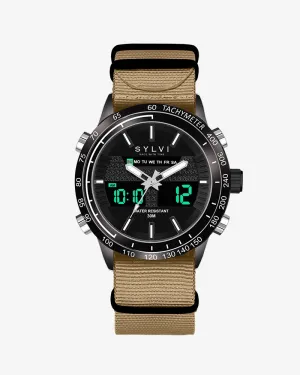Certified Imperfect Hawk Black Khaki Nylon