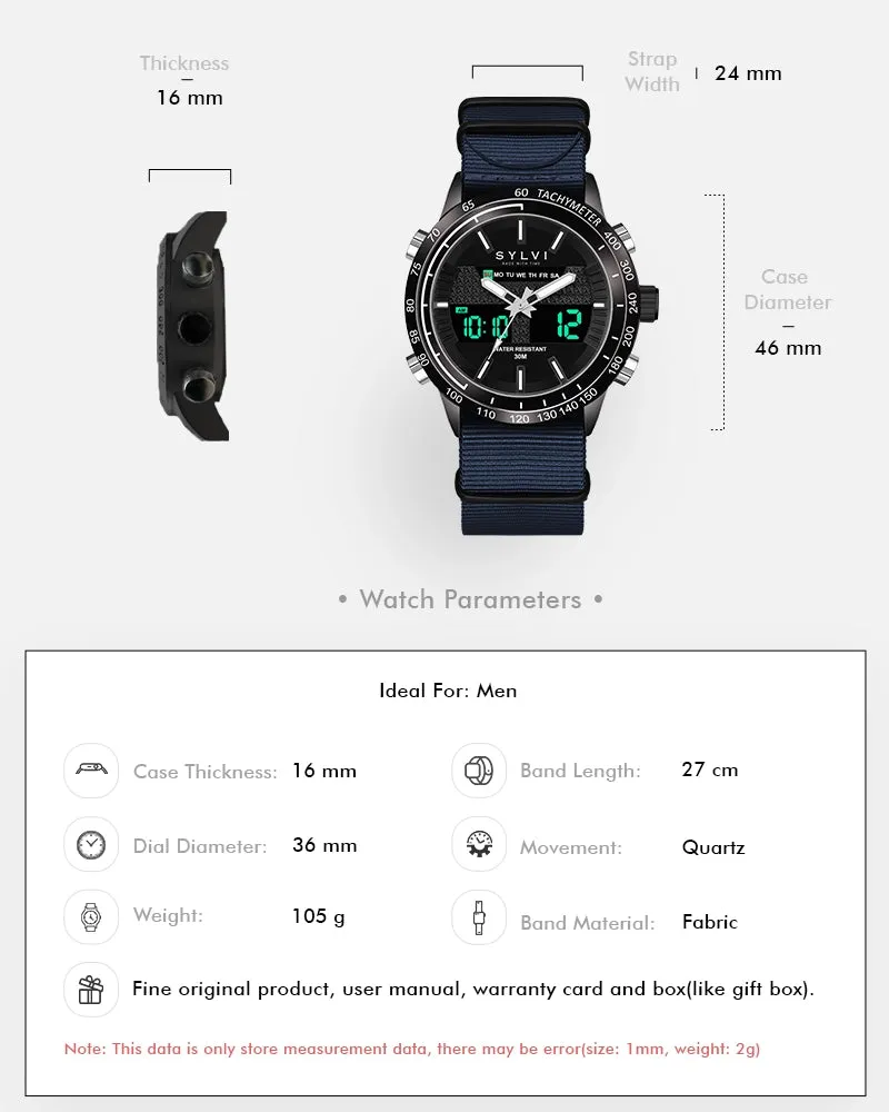 Certified Imperfect Hawk Black Navy Blue Nylon