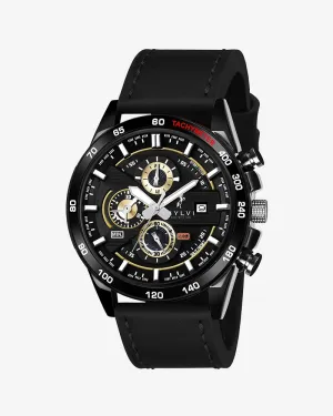 Certified Imperfect Timegrapher Gold Black Leather