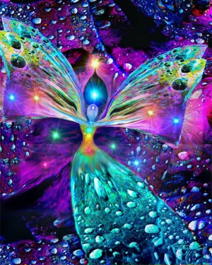 Chakra Art Angel Healing Rainbow Reiki Energy Art Decor