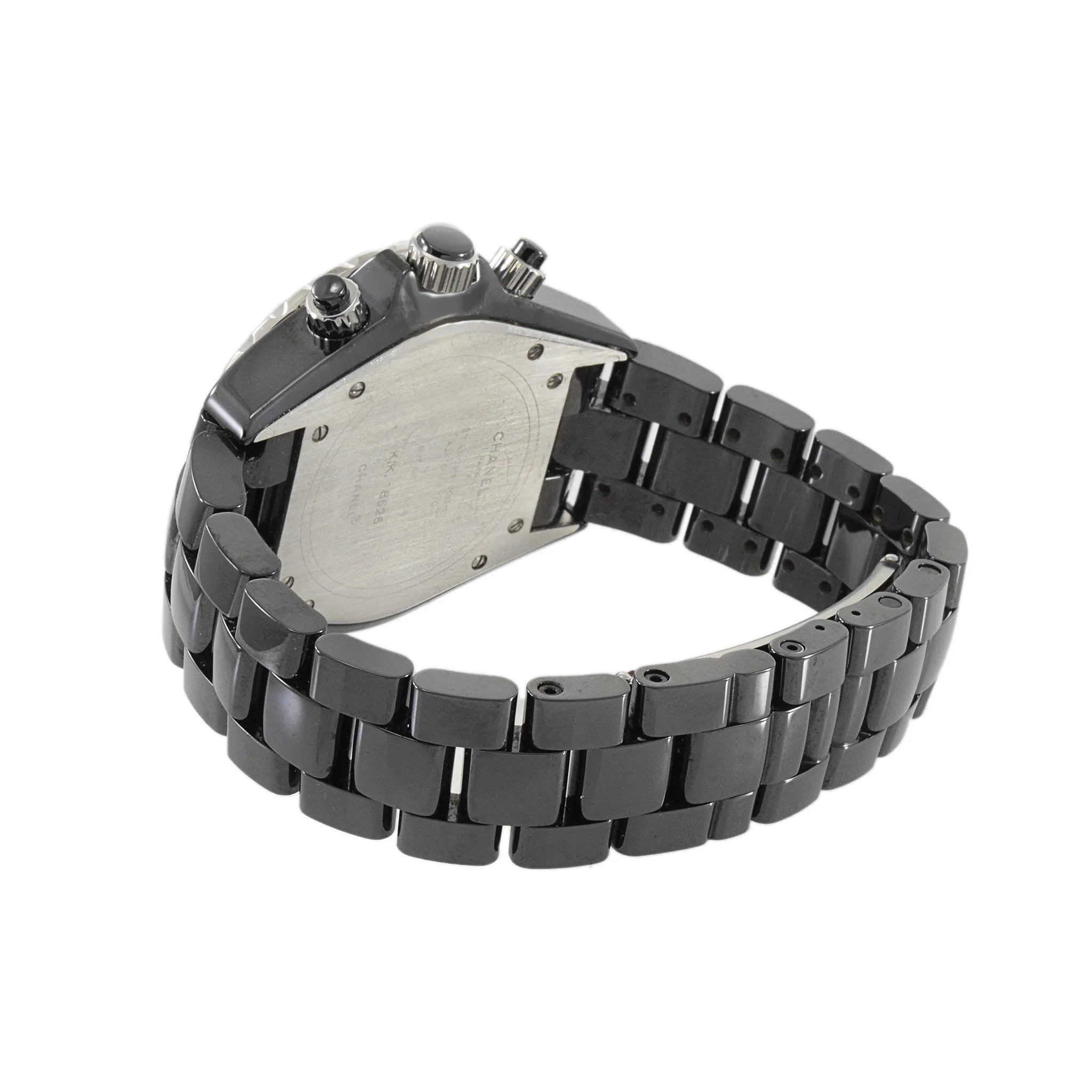 Chanel J12 Black Ceramic Chronograph Reference H1009