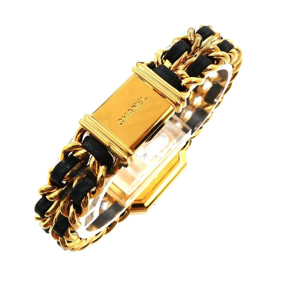 CHANEL Premiere Size L H0001 Vintage Quartz Dial Ladies Watch
