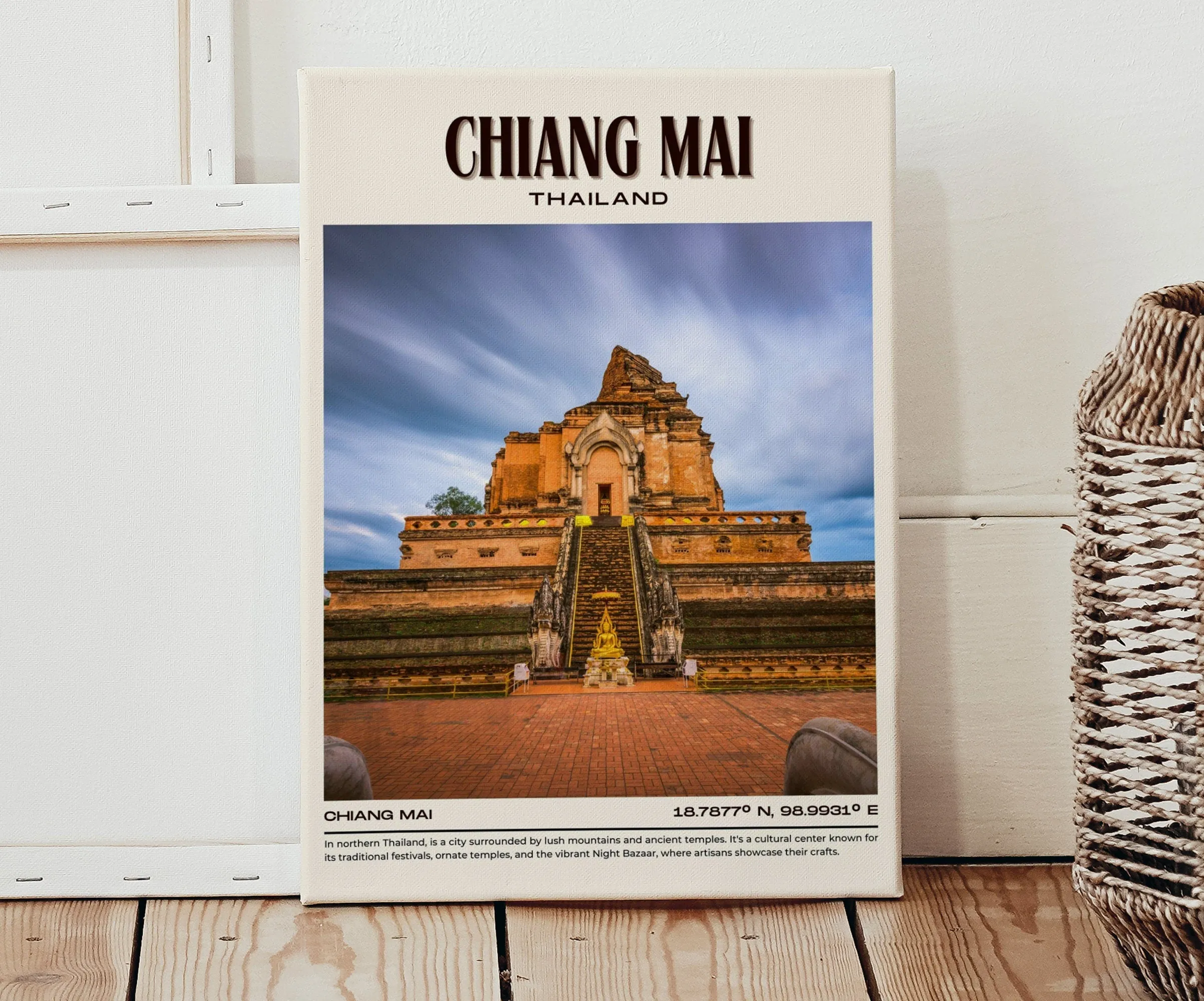 Chiang Mai Vintage Wall Art, Thailand