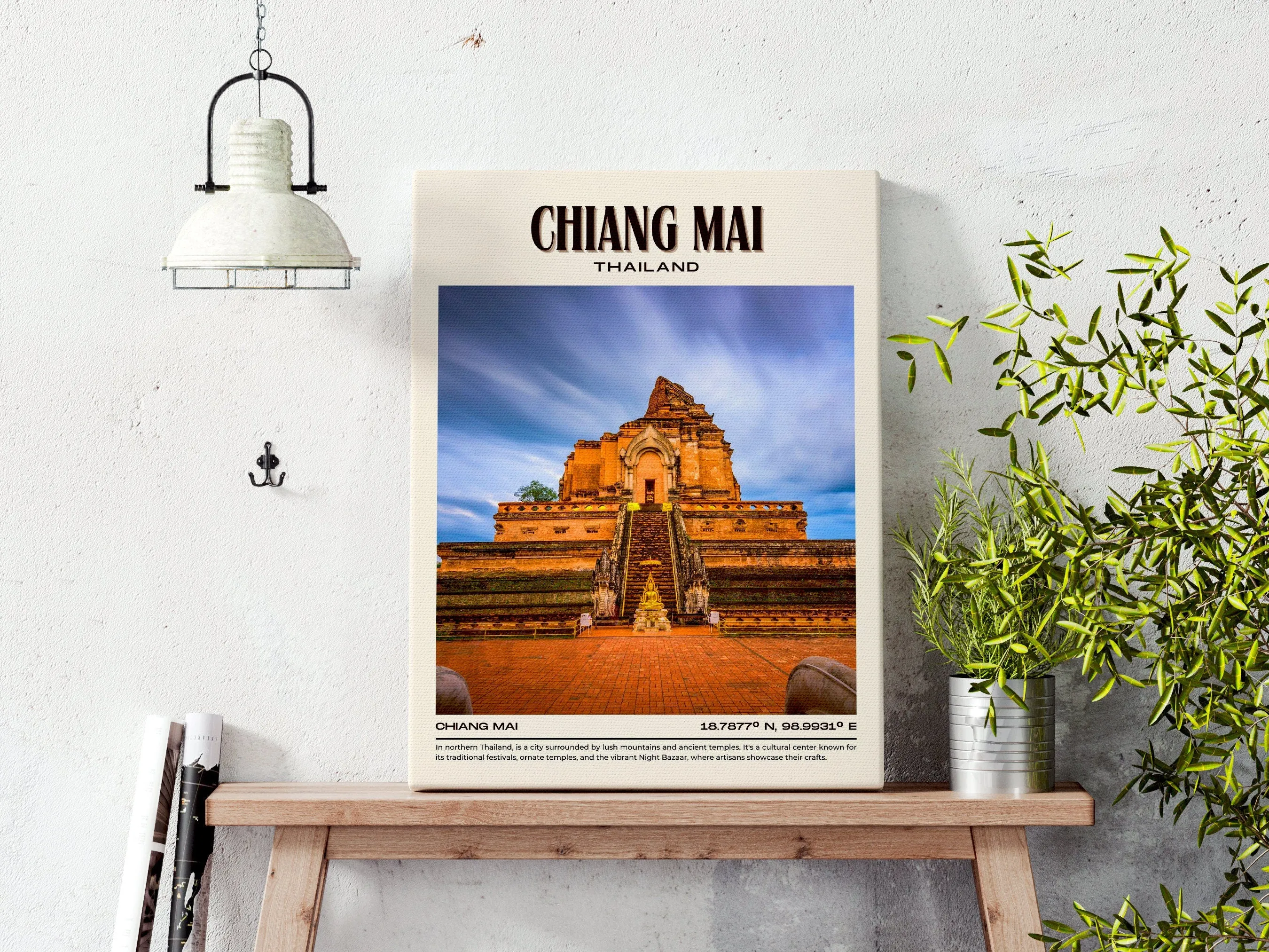 Chiang Mai Vintage Wall Art, Thailand