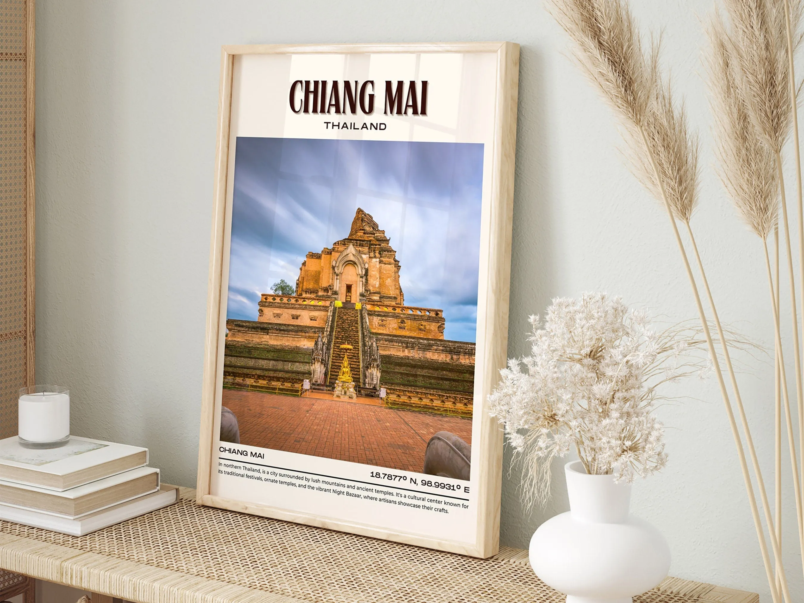 Chiang Mai Vintage Wall Art, Thailand