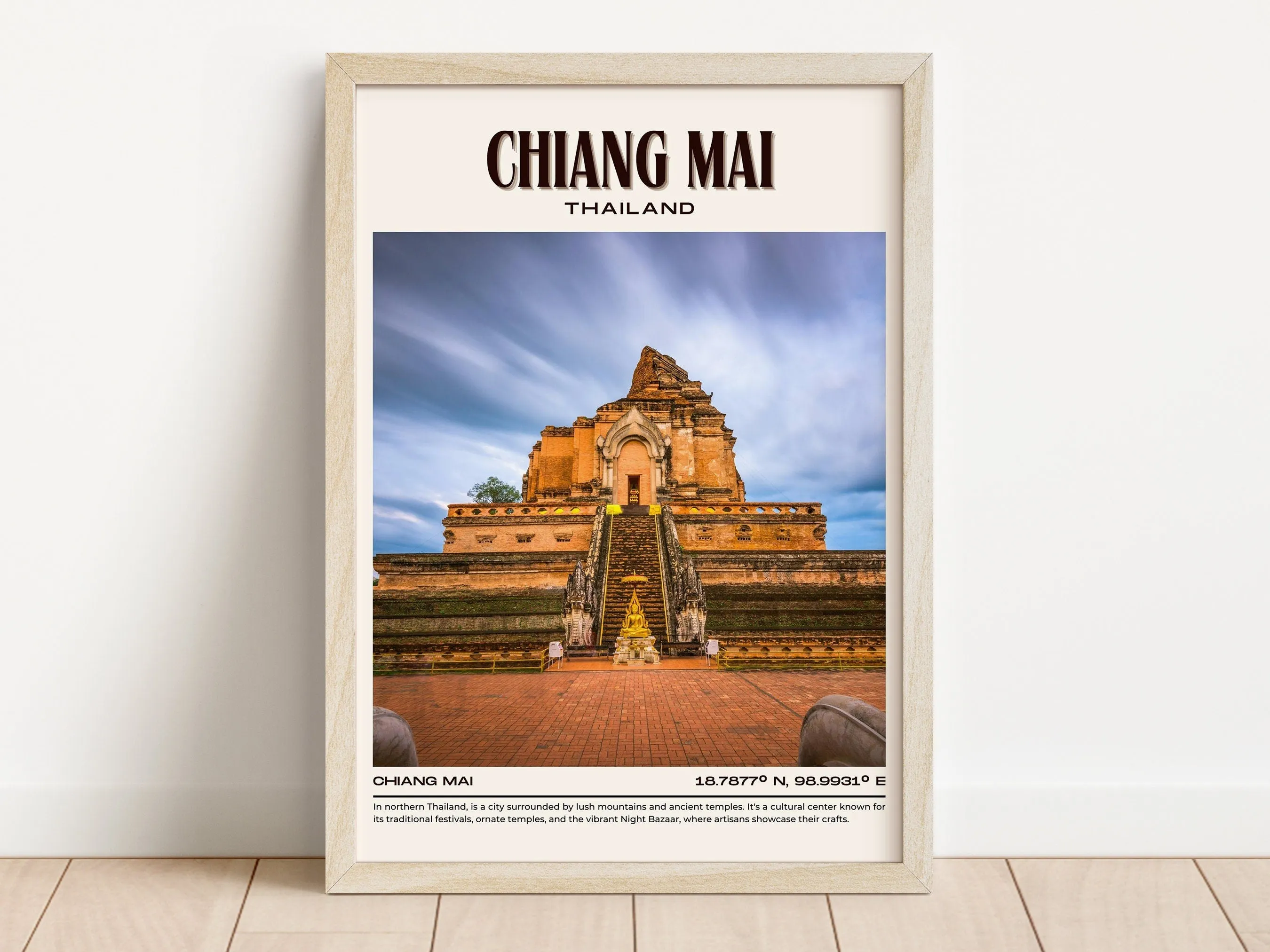 Chiang Mai Vintage Wall Art, Thailand