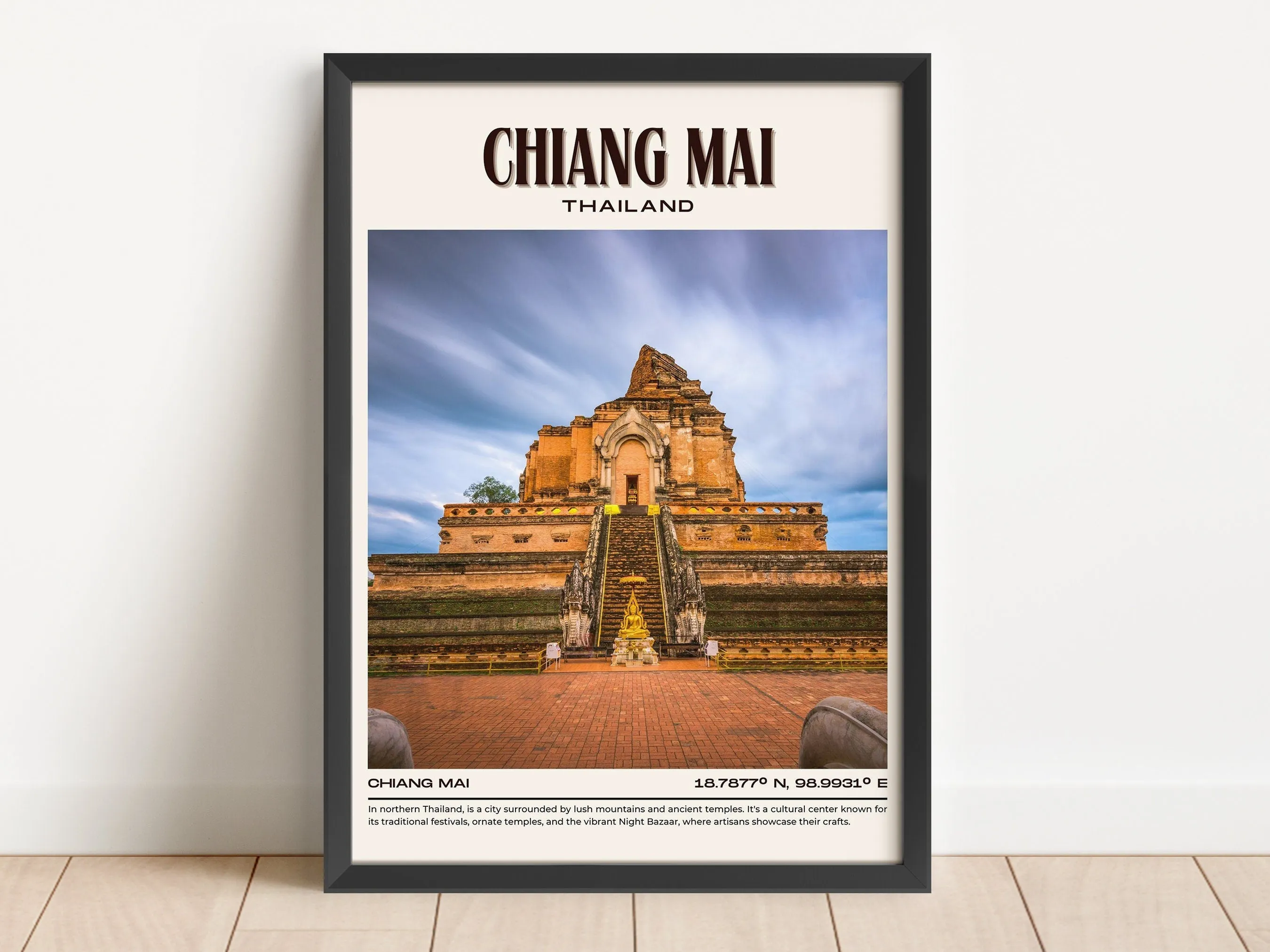 Chiang Mai Vintage Wall Art, Thailand
