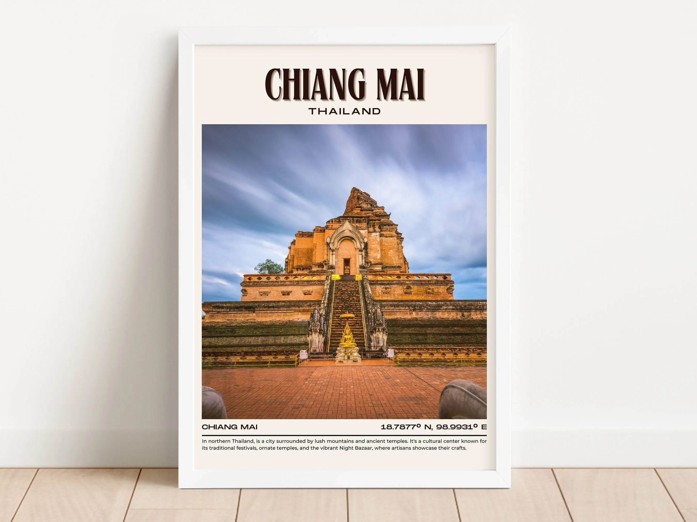 Chiang Mai Vintage Wall Art, Thailand