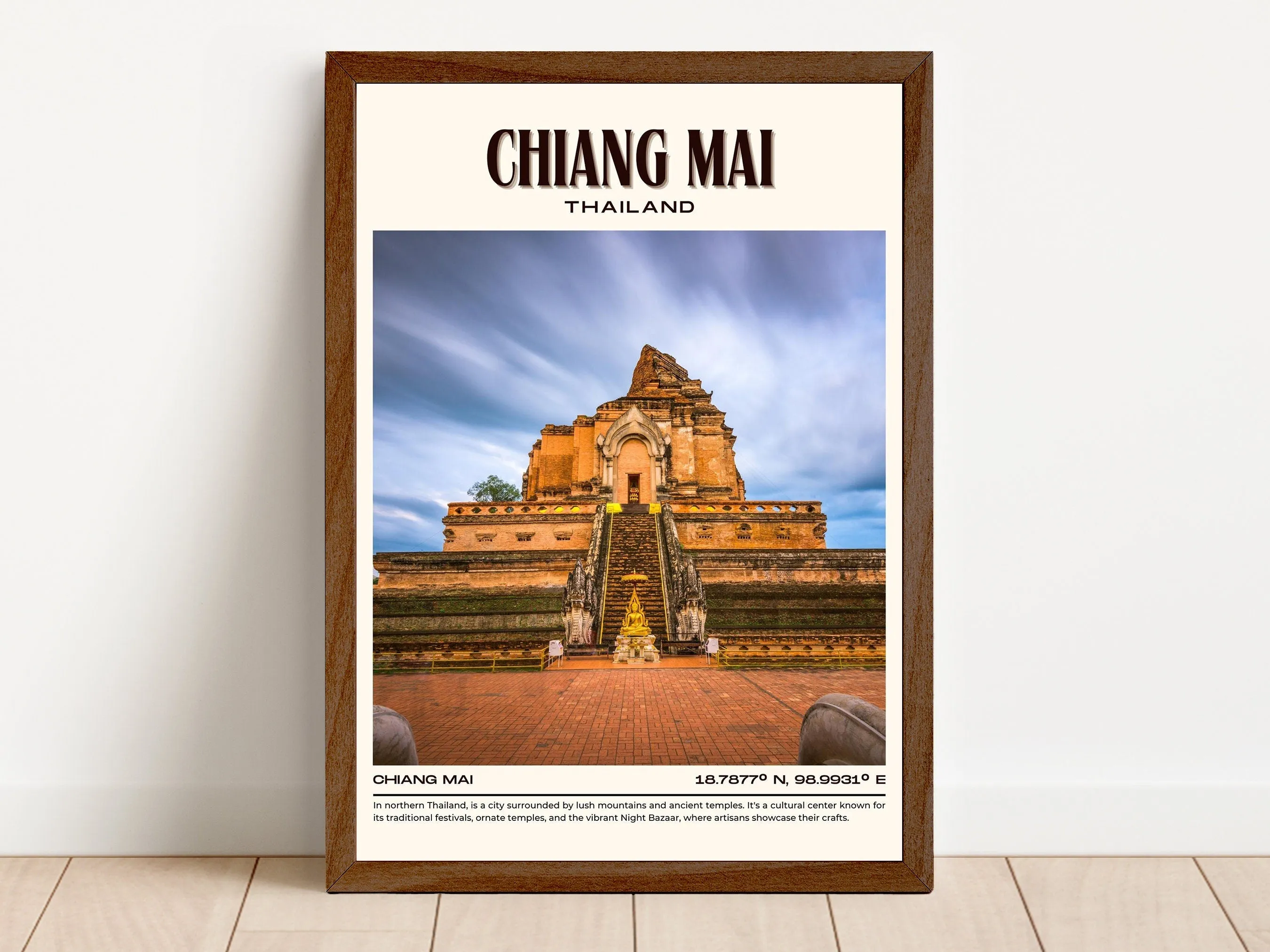 Chiang Mai Vintage Wall Art, Thailand