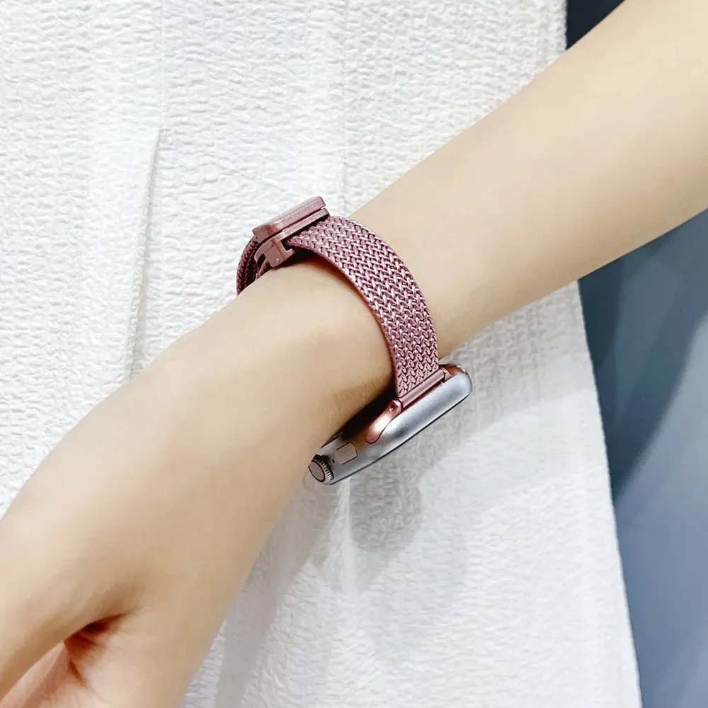 Chic Ultra-Thin Stainless Steel Apple Watch Band for Women