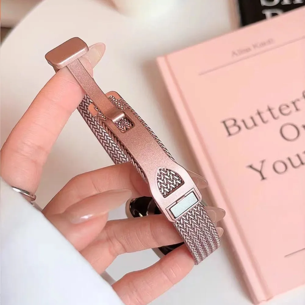 Chic Ultra-Thin Stainless Steel Apple Watch Band for Women