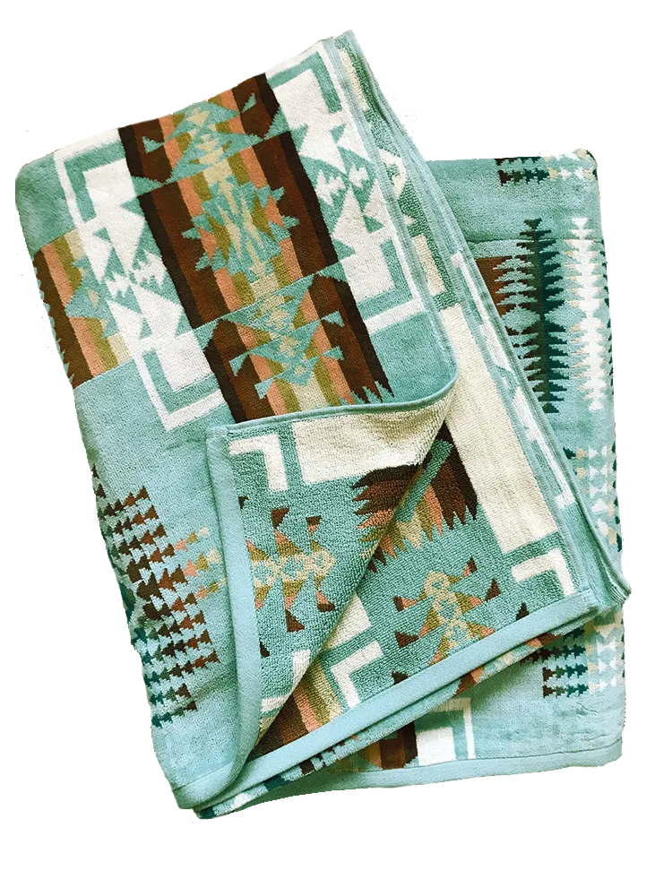 Chief Joseph Aqua Spa Towel by Pendleton