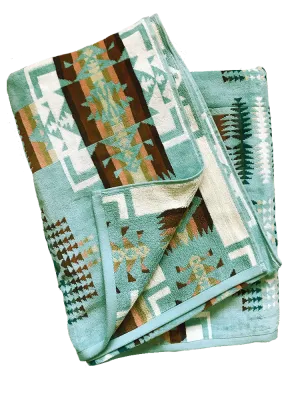 Chief Joseph Aqua Spa Towel by Pendleton