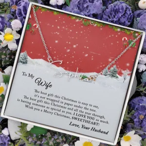 Christmas Gift for Wife, First Married Christmas Gift, Christmas Gift Necklace, Best Christmas Gift For Wife, Romantic Gifts For Her