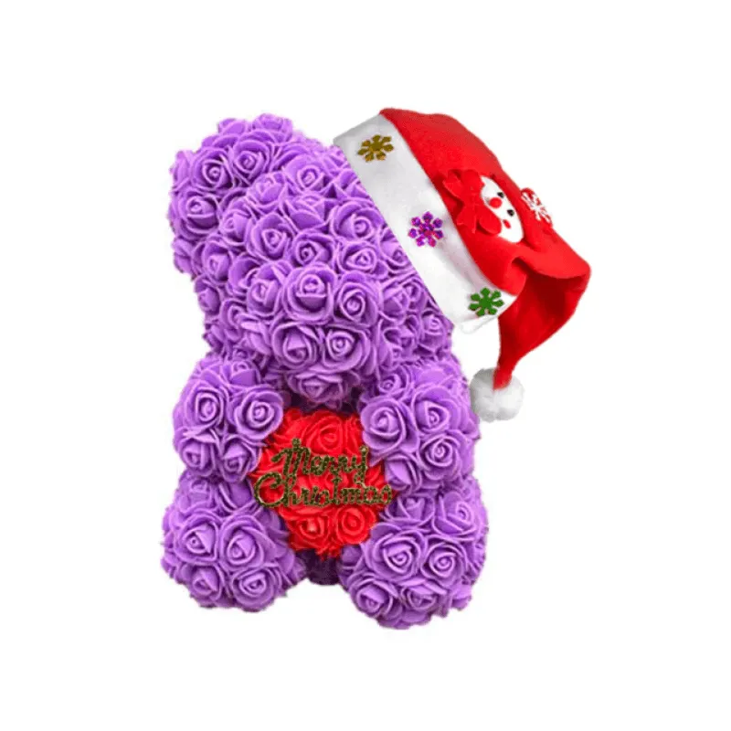 Christmas Hug Rose Bear – A Thoughtful Holiday Gift