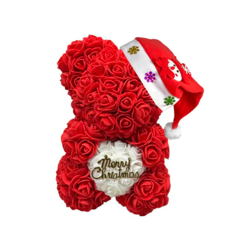 Christmas Hug Rose Bear – A Thoughtful Holiday Gift