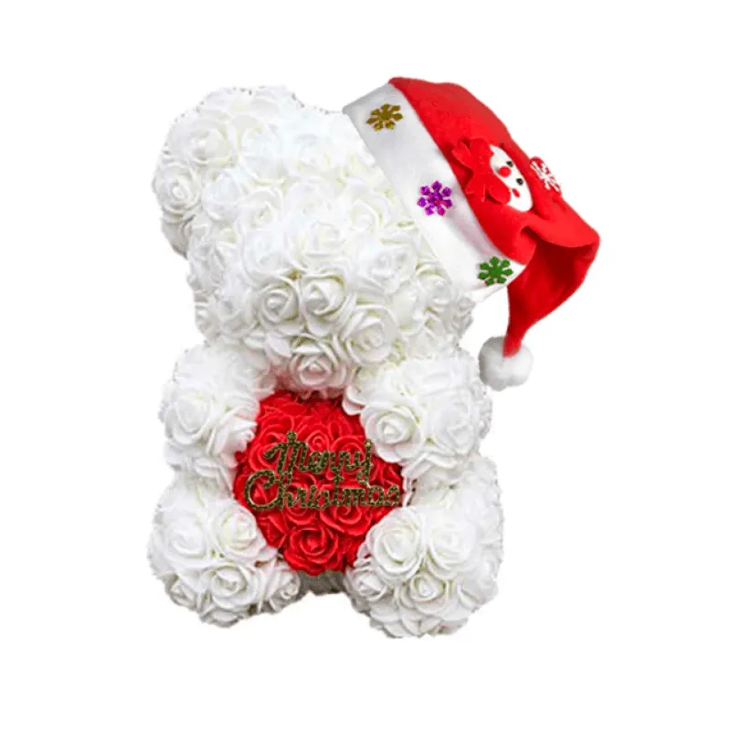 Christmas Hug Rose Bear – A Thoughtful Holiday Gift