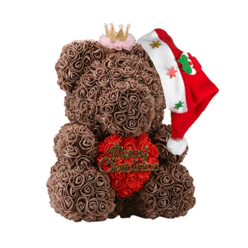 Christmas Hug Rose Bear – A Thoughtful Holiday Gift